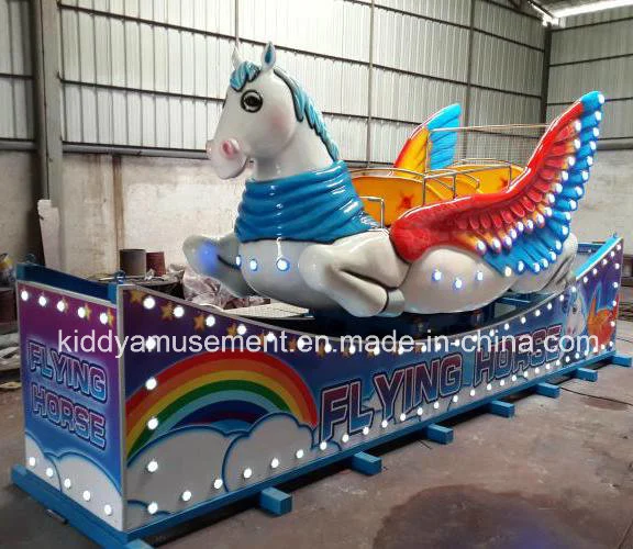 Children Swing Amusement Park Toys Flying Horse Car Ride for Outdoor Indoor Playground