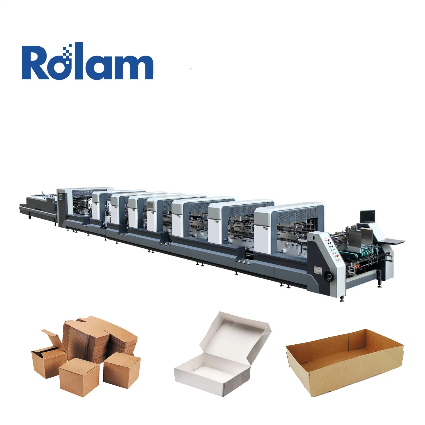 Magasin de données haut de gamme Rolam Plieuse automatique machine Gluer