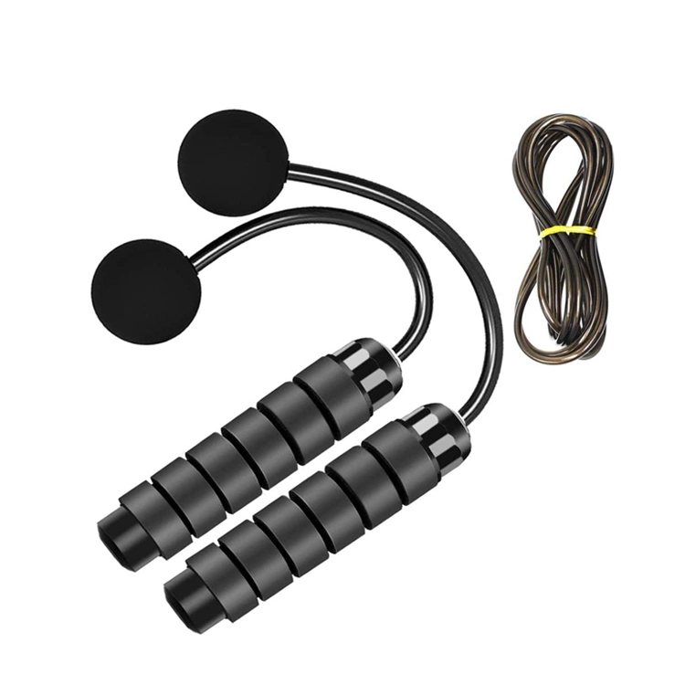 Neue Idee ropeless Fitness Springseil mit Schaumstoffgriff, Großhandel Tangle-Free Rapid Speed Cordless Springseil für Männer, Frauen, Kinder Workout