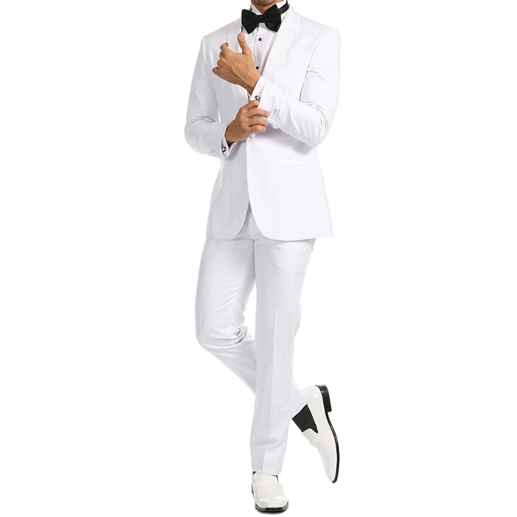 OEM Wholesale Apparel Customization Wool/Polyester 3 Pieces Plain Men&prime; S Formal Business Suit for Office Wedding Party Dress