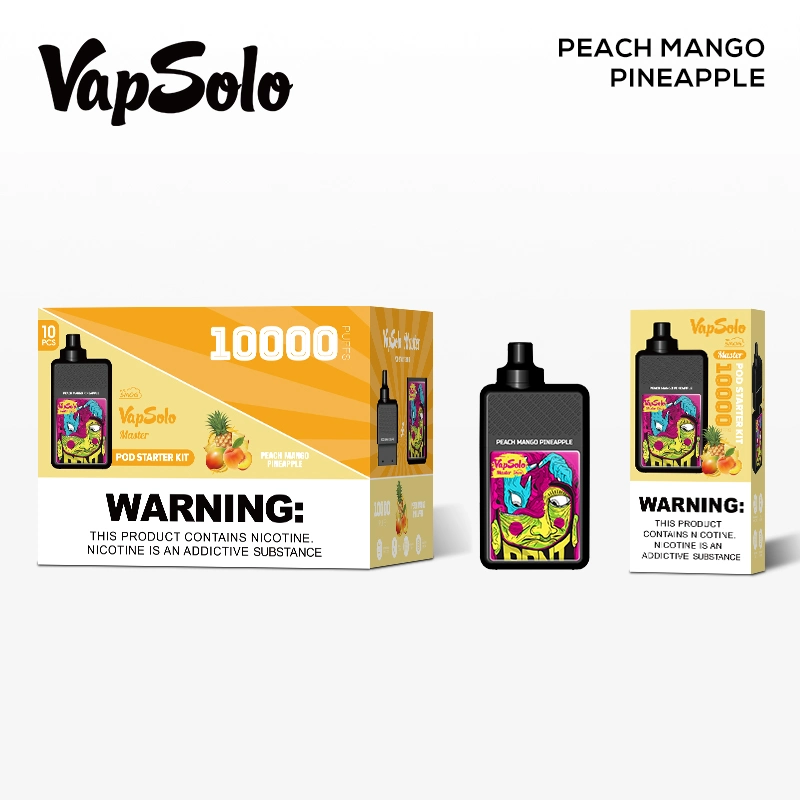 Vapsolo E Shisha Puff 10000 Master Kit Wholesale/Supplier Oil Vape Pen Wotofo Ultra Essential Oil Vape My Shisha