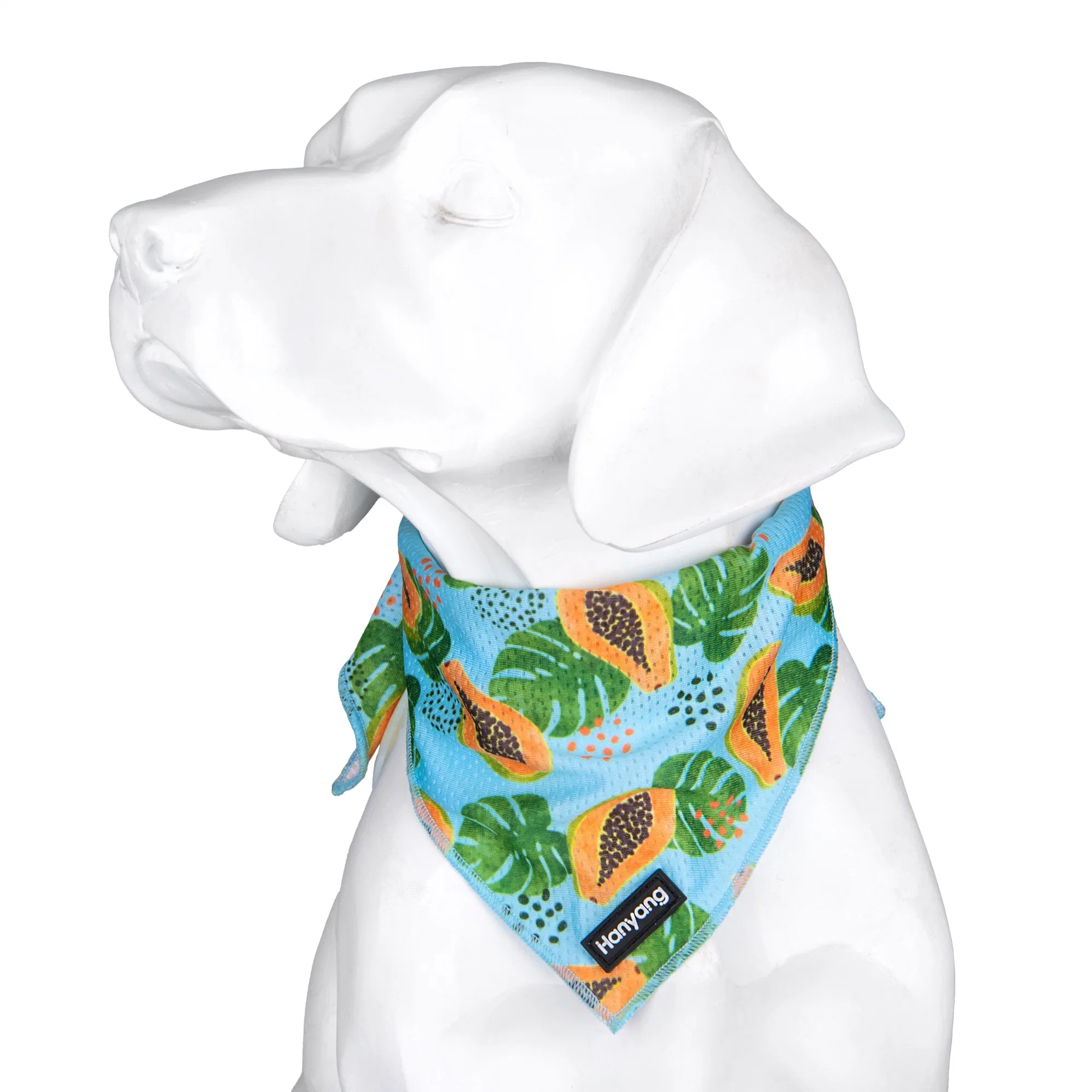 New Released OEM Sublimation Polyester Cooling Padded Pet Dog Bandannas Pet Accessories for Puppy Pets