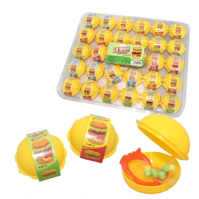 Usine de vente en gros saveur de fruits halal Hamburger Instant Food