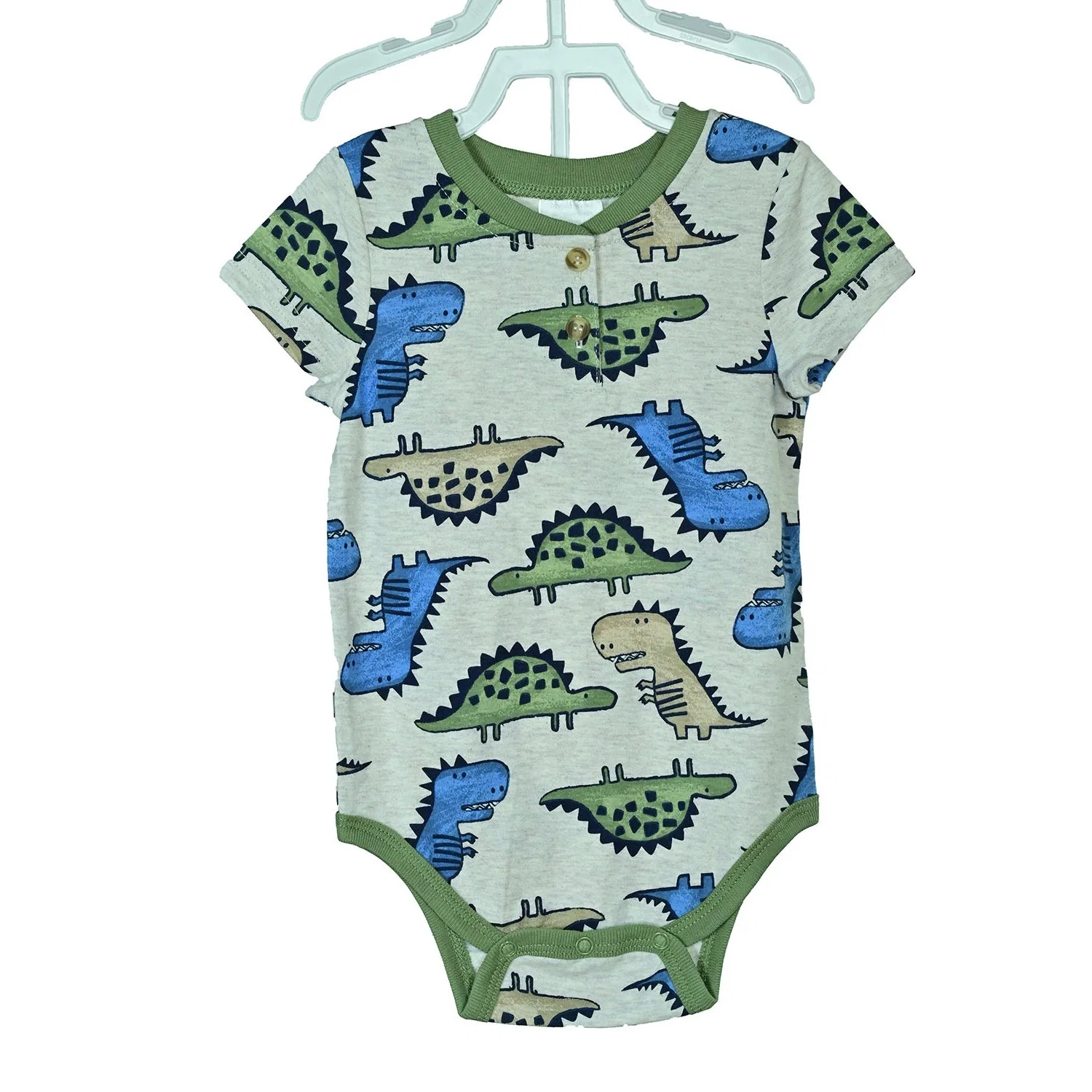 Cute Print Cotton Rompers Newborn Infant Round Neck Baby Wear Jumpsuit