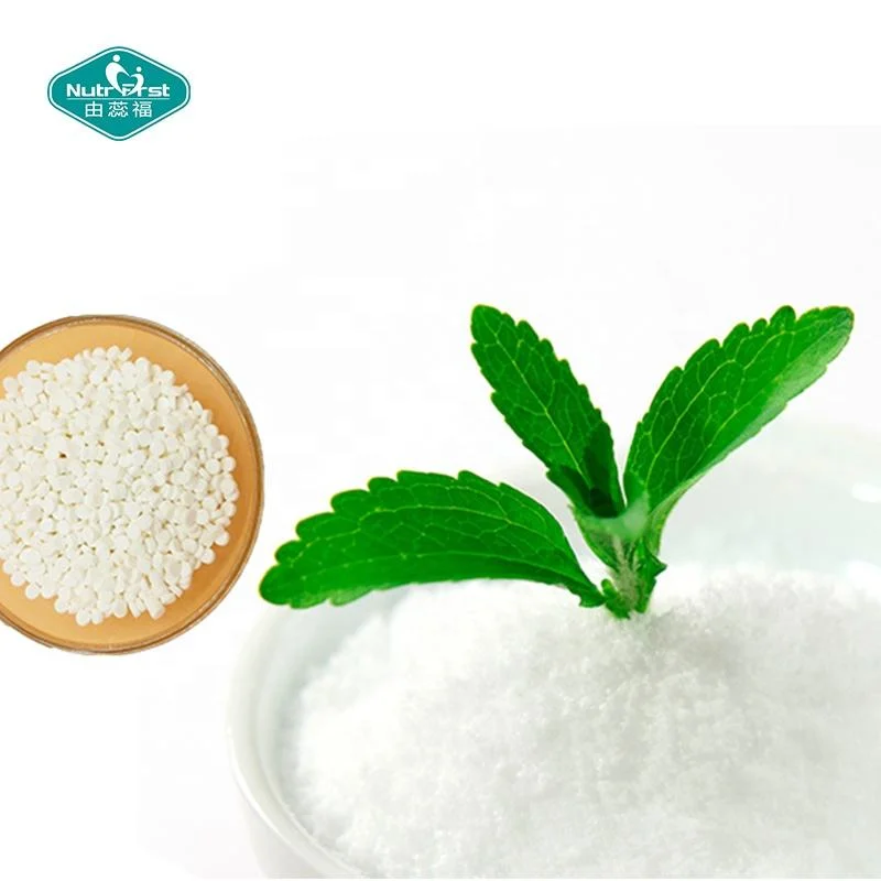 Fabricante Organic Stevia extracto de folhas pó edulcorante Stevia R98% Stevia Glicolados 90%