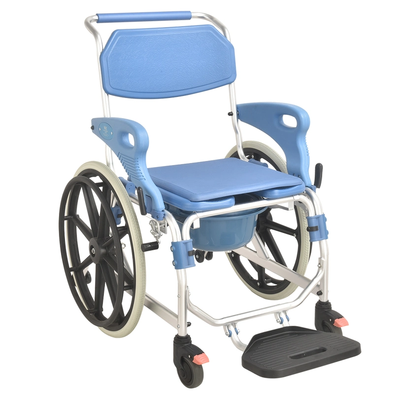 Toilet Wheelchair Commode Chair for Disabled People Elderly