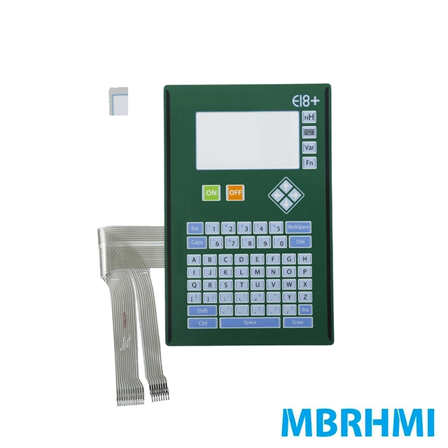 Teclado de control de interruptor de membrana de matriz de teclas 1X4