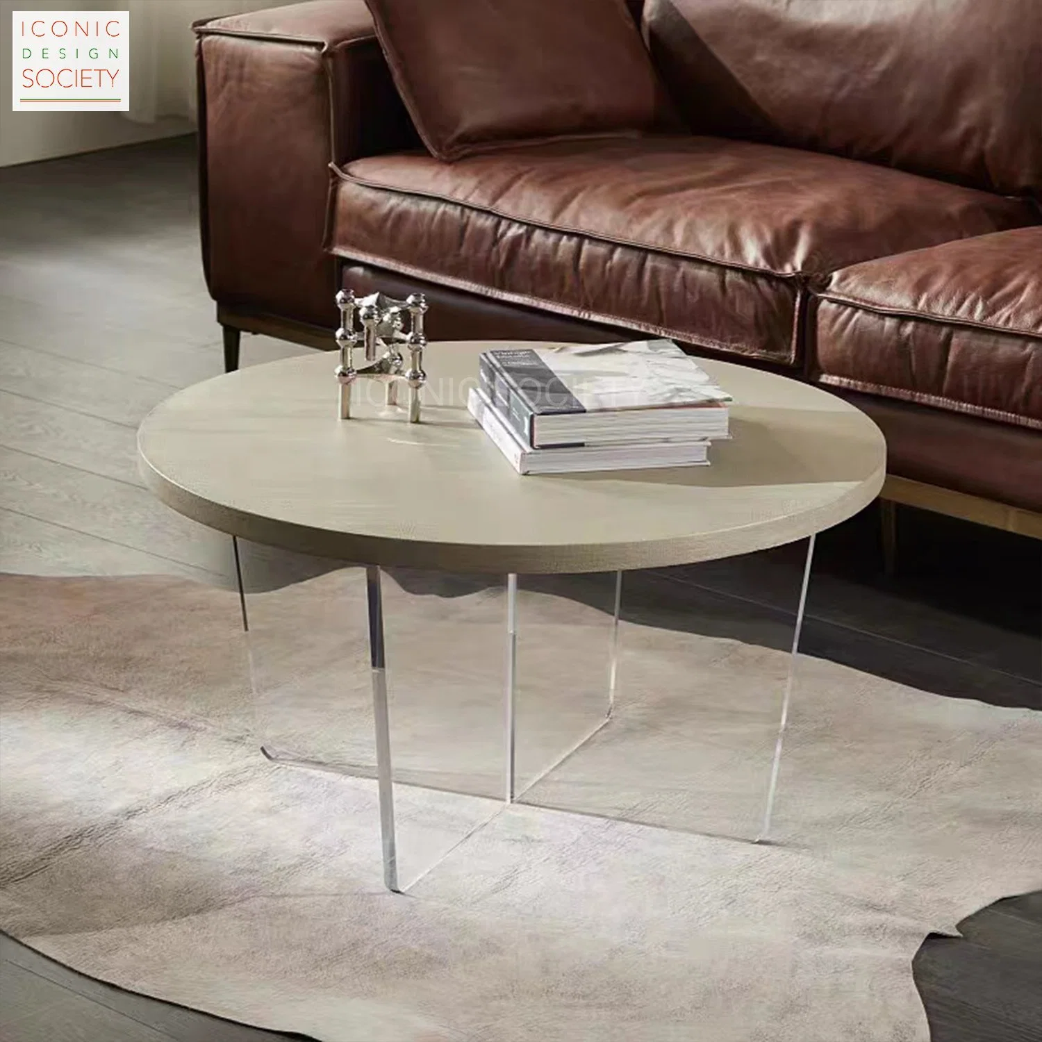 Modern Home Decoration Living Room Furniture Office Hotel Home Furniture Plastic Side Table Acrylic Coffee Table
