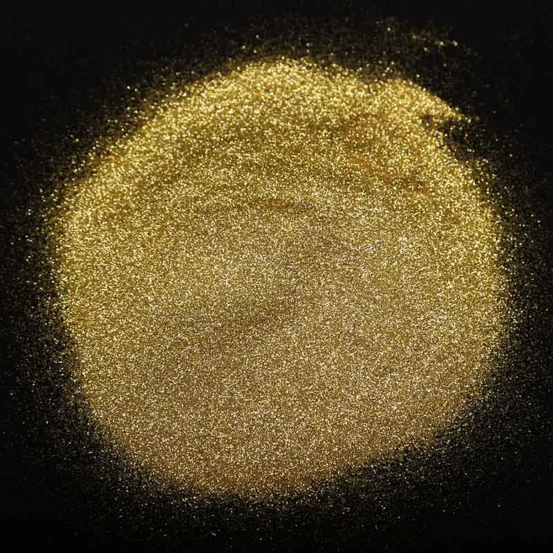 Golden Glitter Powder Used for Clothing