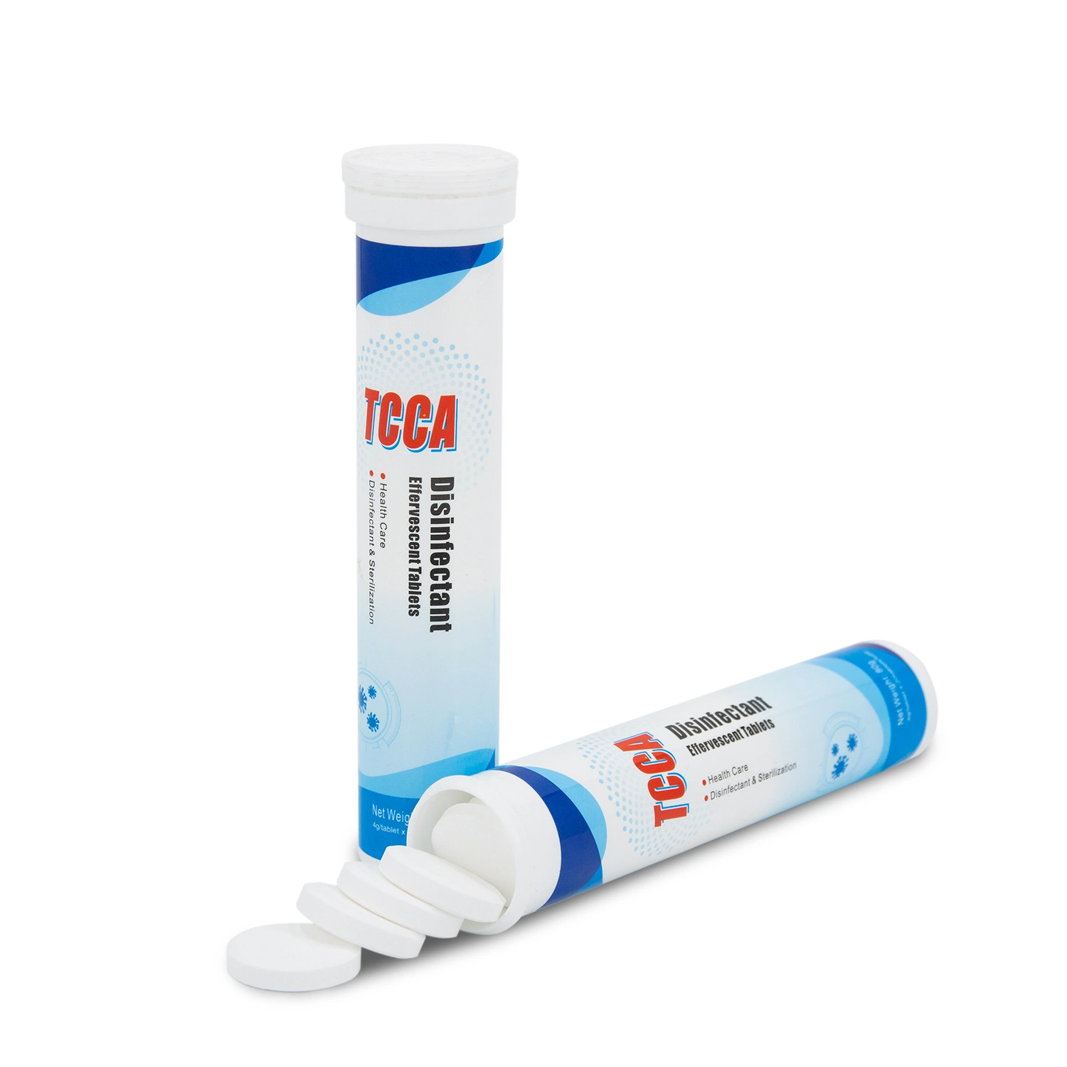 Effective in Killing Large Quantities of Bacteria TCCA Disinfectant Effervescent Tablets