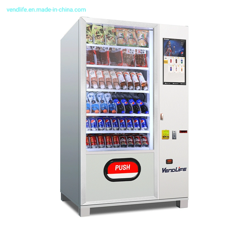 Cheap and Quality Drink Snack Refrigeration Vendlife Vending Machine Free Customized Wrap