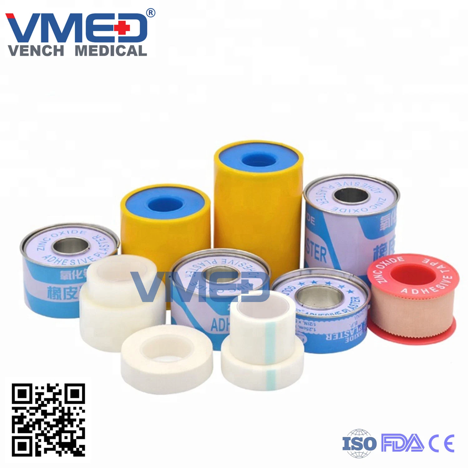 Medical Adhesive Plaster/ Zinc Oxide Adhesive Plaster, Surgical Cloth Tape/Waterproof Bandages