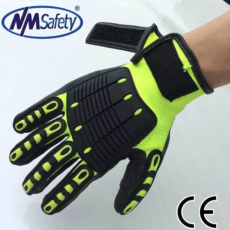 Nmsafety Hand Protection Mechanic Anti-Impact Work Glove