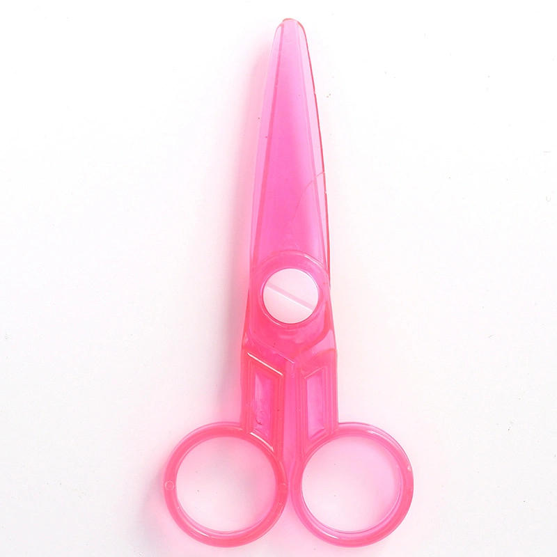 Wholesale/Supplier New Design Candy Color Plastic Child Safety Scissors DIY Craft Paper Cutting Stationery for Kids