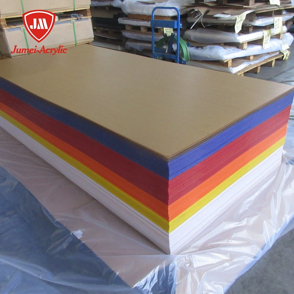 Jumei Best Seller 2mm 3mm 5mm 8mm up to 60mm Colorful Custom Color Casting Acrilico Panel Cast Acrylic Sheet Sheet Factory Direct Sale