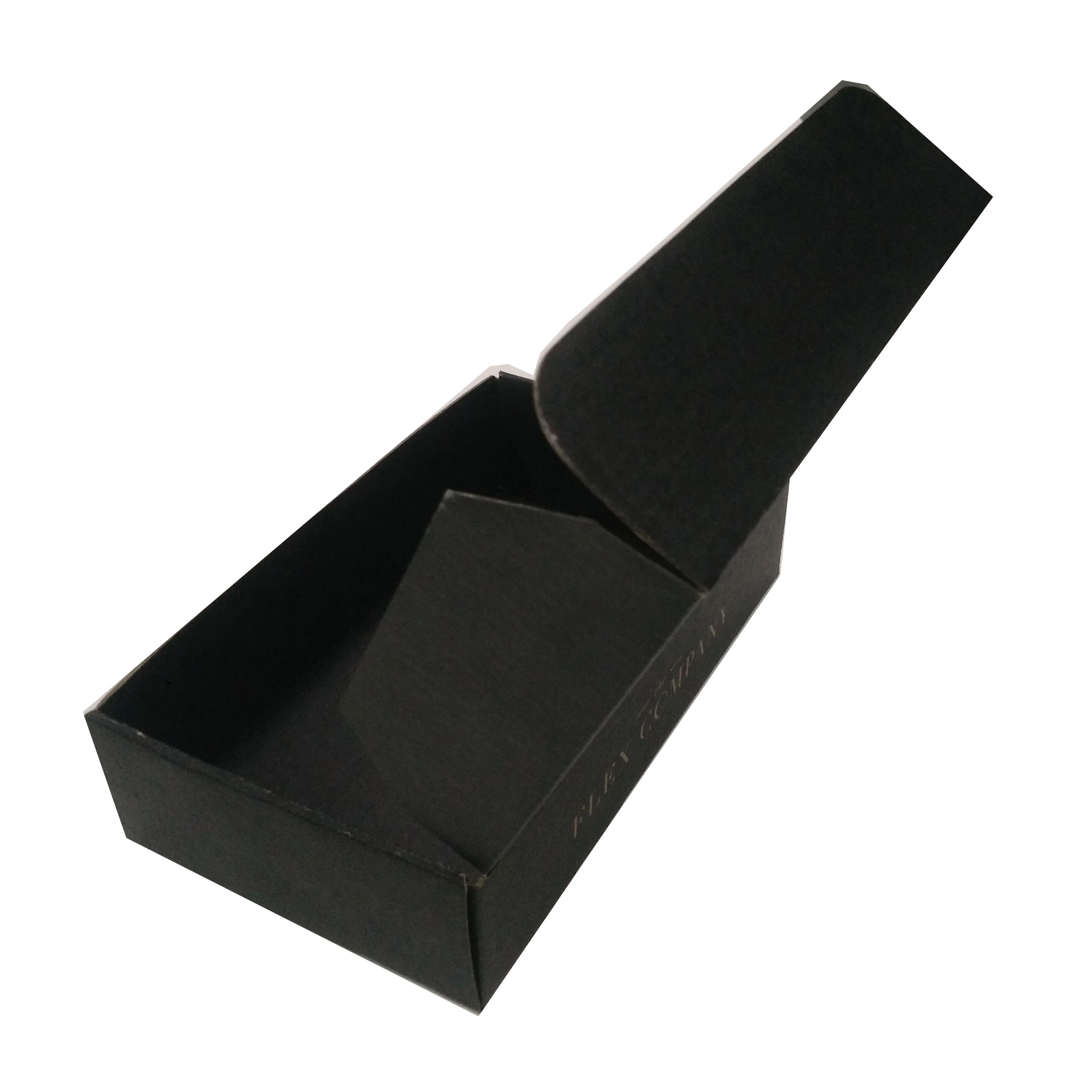 Black Gift Box Packaging with Hot Stamping