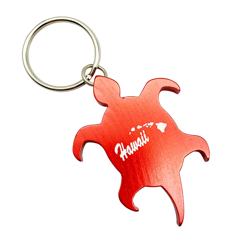 Turtle Aluminium Opener Keychain for Beach Souvenir Gifts