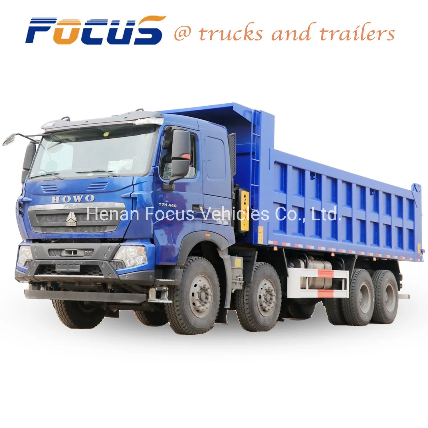 HOWO A7 30tons Rigid Steel Dumping Dump Tipper Truck Hydraulic Cylinder Lift for Construction Transport