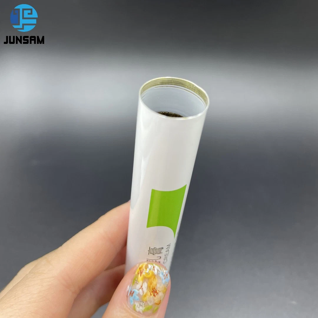 Empty Aluminium Squeeze Tube Pharmaceutical Packaging with Golden Lacquered