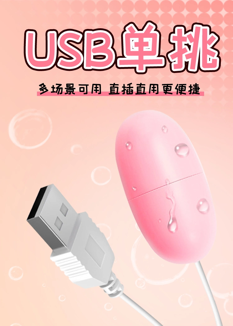 OEM USB Love Egg Sexy AV Toy Strong Vibrator Masturbation