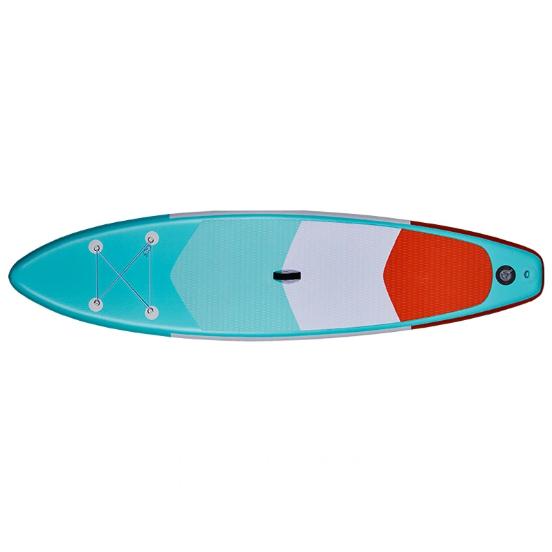 Planche de surf en bois Double couche Planche de paddle gonflable Sup pour le surf et le yoga Sports nautiques en plein air Stand up Surfboard Logo personnalisé Bateau gonflable