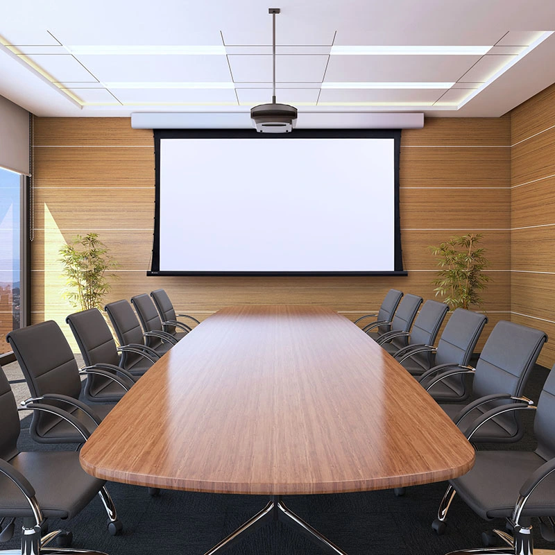 150 Inch Electric Projector Screen with Flexible White Fabric