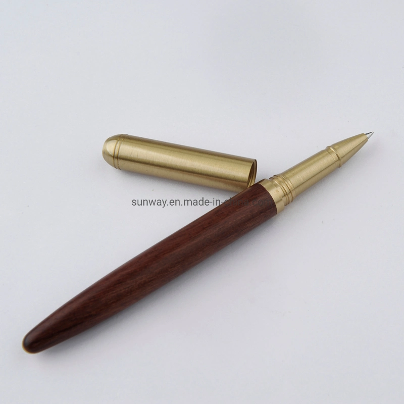 Pen Factory Office Supply Bois laiton Luxury Metal Roller Pen