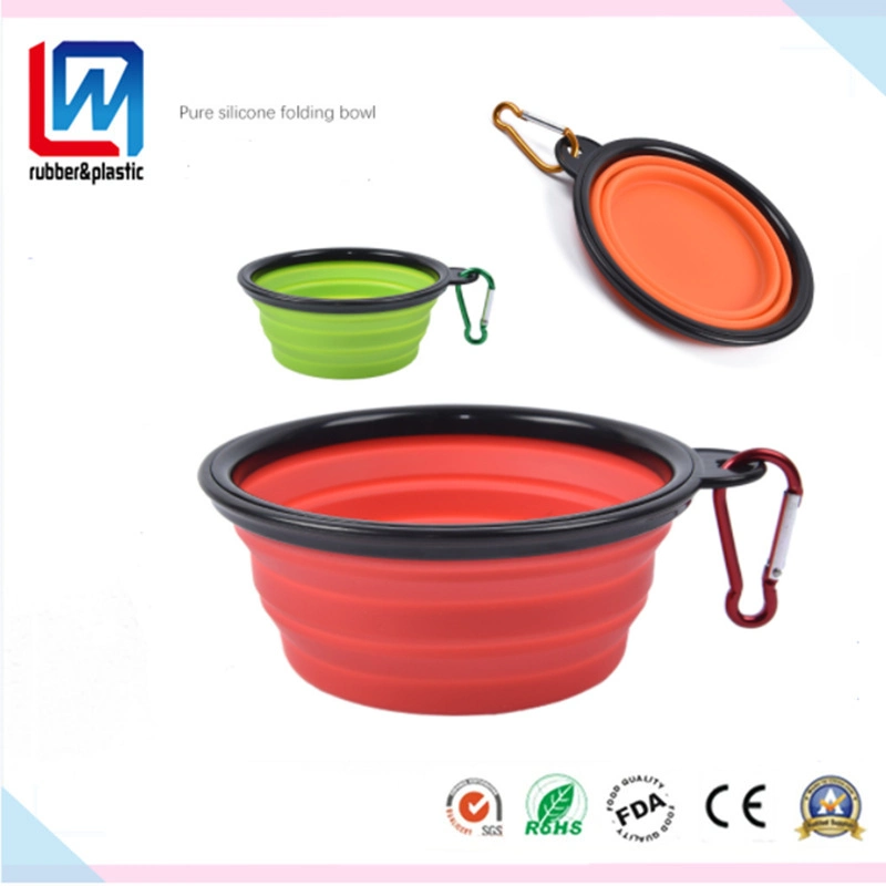 TPE PE PP Silicone Pet Food Water Bowl for Pet Cat Dog