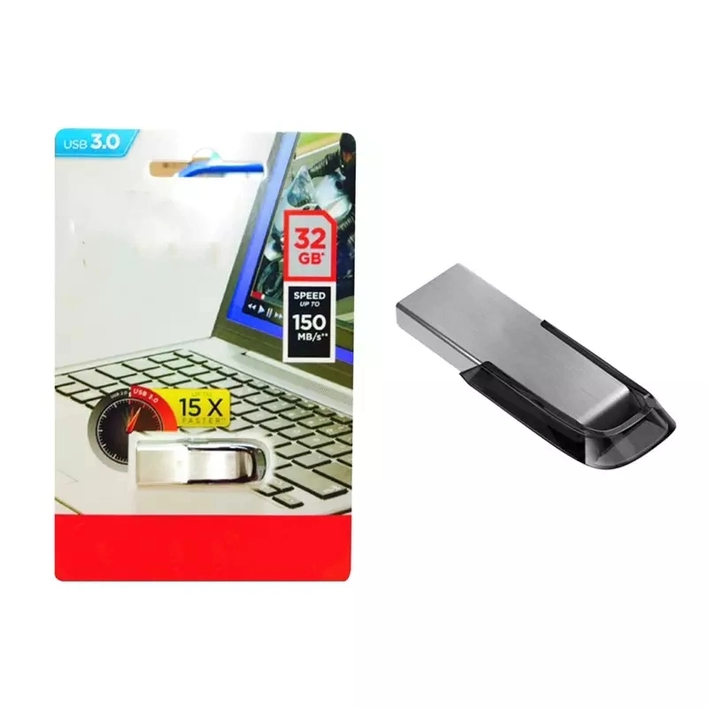 USB 3.0 haute vitesse métal logo personnalisé 100 % capacité réelle Clé USB à mémoire Flash CZ73 Pendrive 32 Go 64 Go