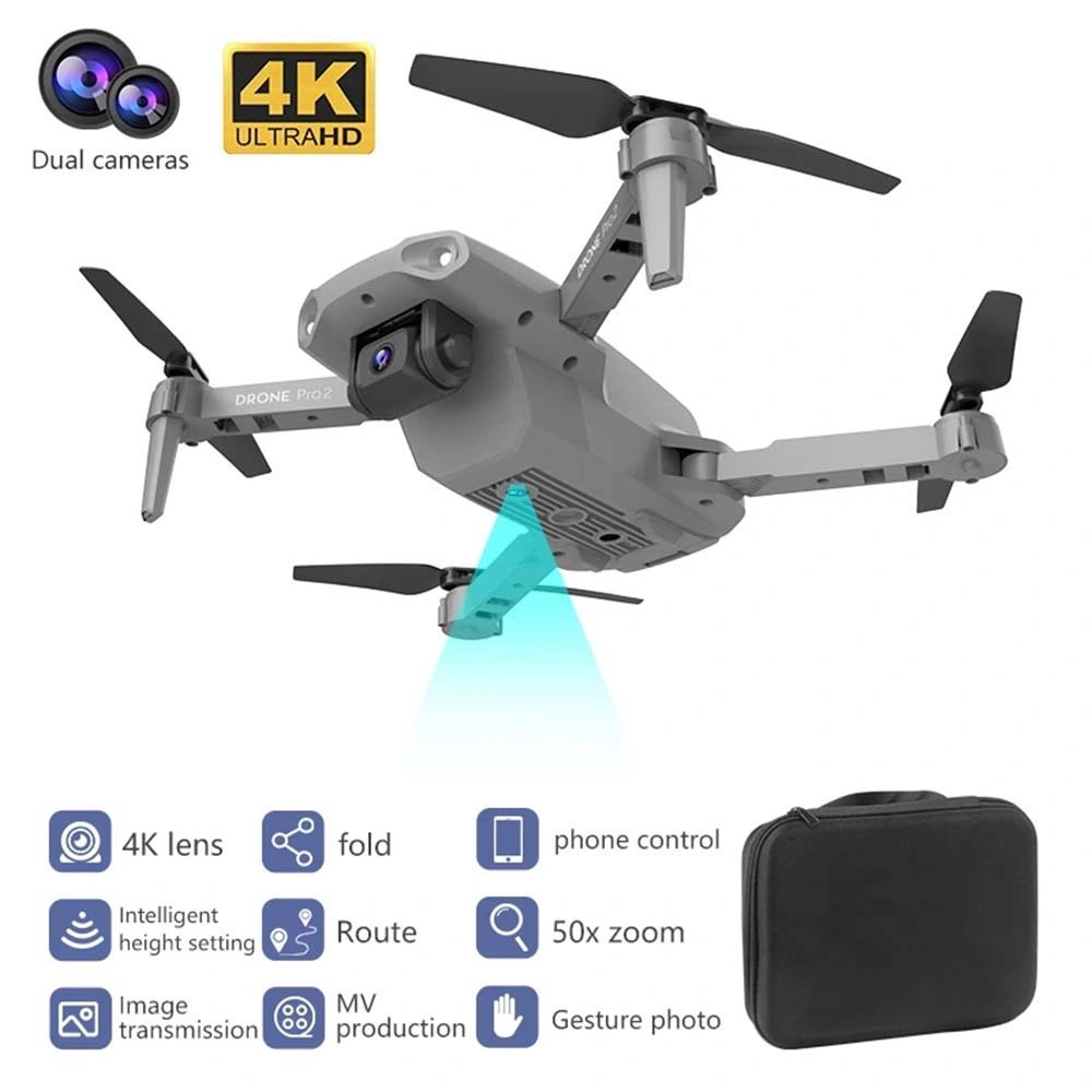 E99 PRO2 4K Dual Camera WiFi Fpv Aerial Photography Mini Foldable Drone