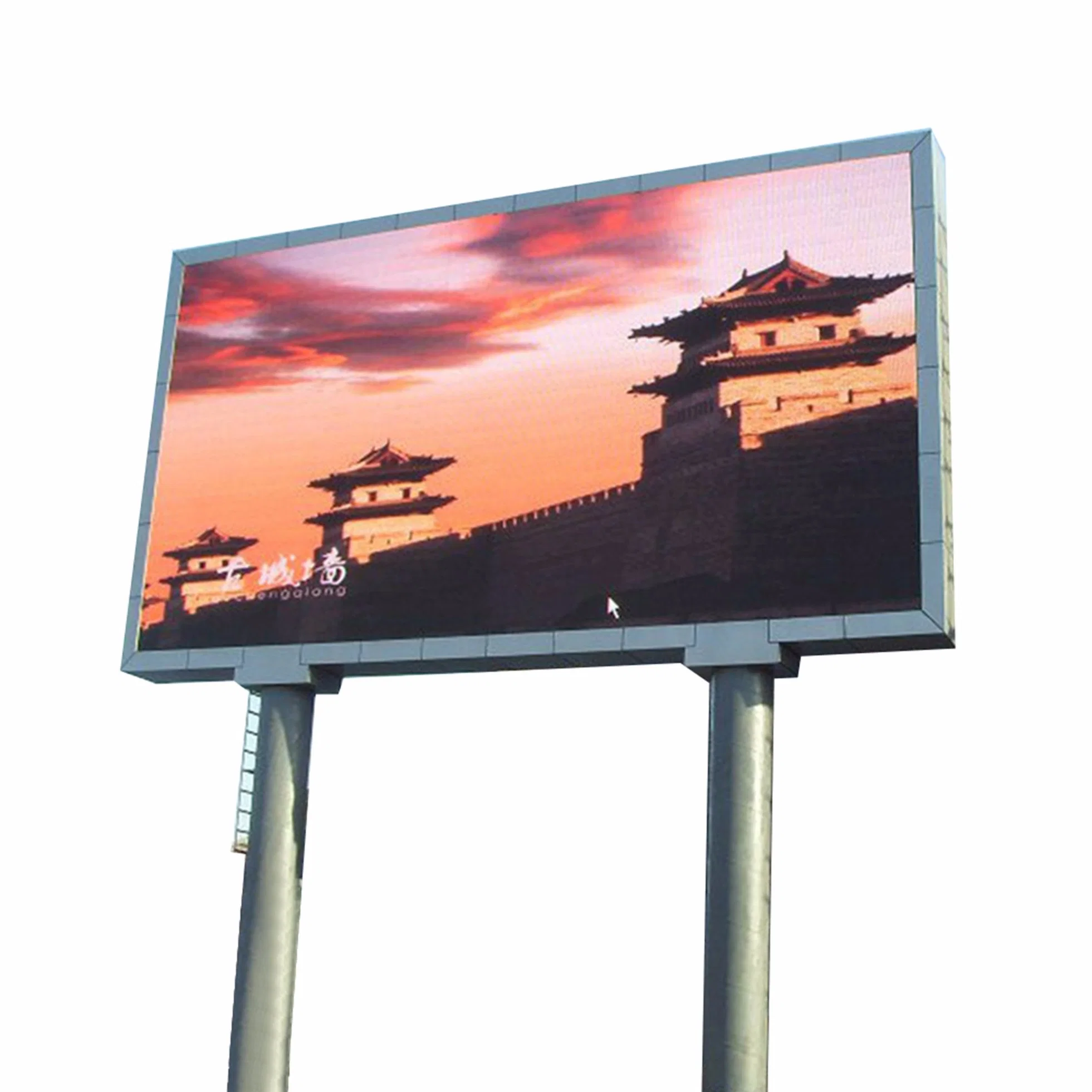 إطار لوحة الإعلانات الخارجية مع شاشة LED