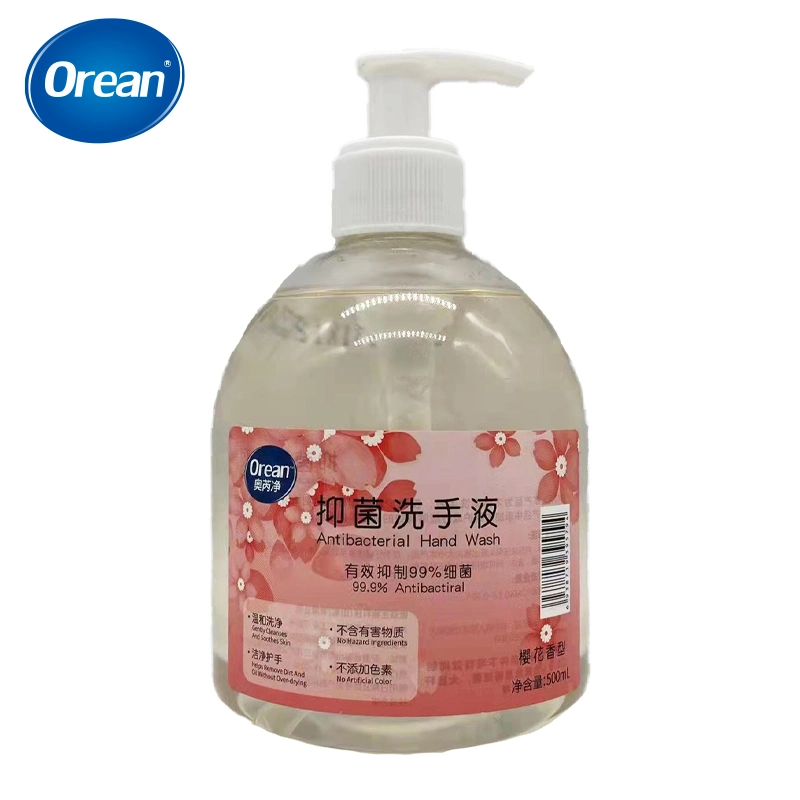 Mild Formula Liquid Hand Soap with Different Type