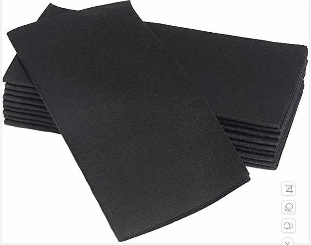 High quality/High cost performance  Napkin Jumbo Roll Black Napkin Tissue Paper Black Color Cocktail Beverage Napkin