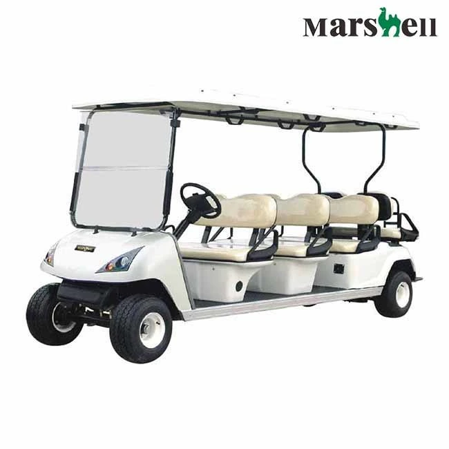 Carrinho de golfe Eléctrico Marshell Modelo Eléctrico de 4 rodas motrizes operado a bateria operado a bateria carrinho de golfe (DG-C6+2)