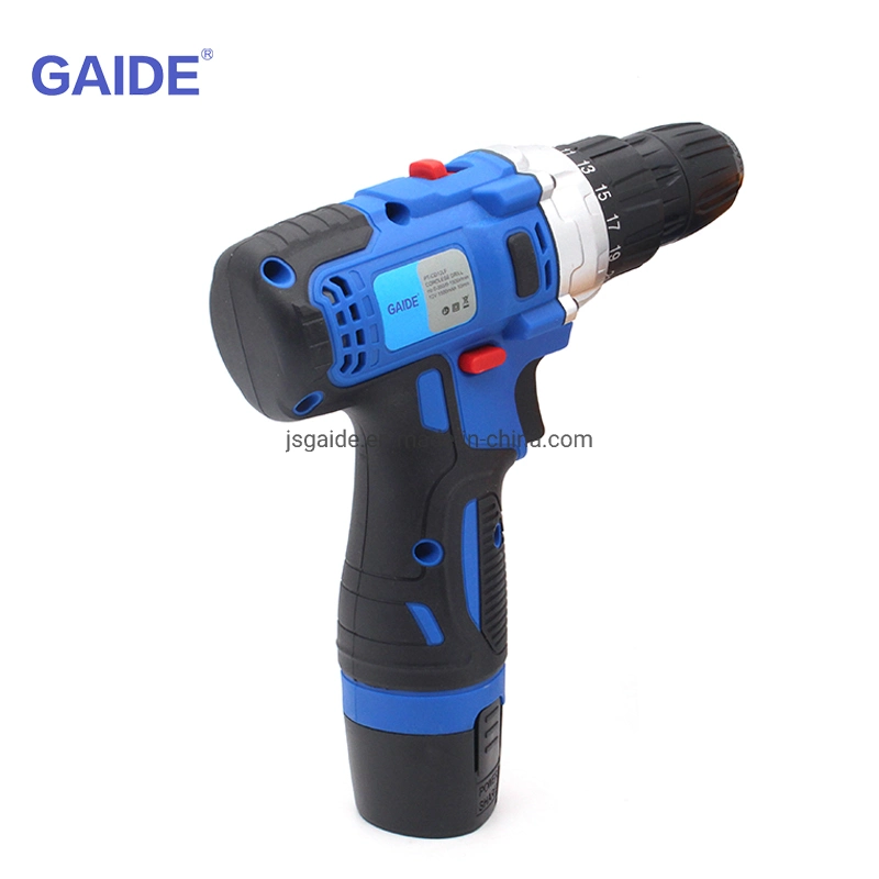 Drill Cordless 12V 2000mAh Two Batteries Toolbox Hand Drill