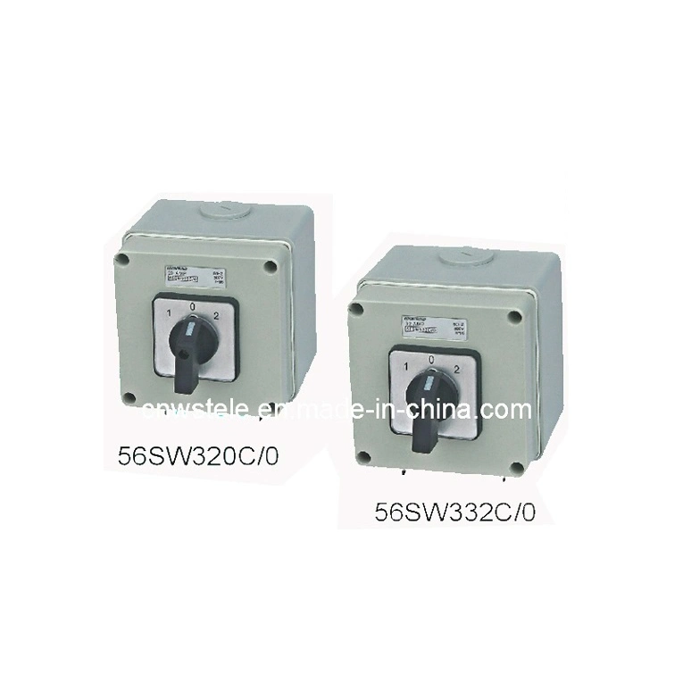 Three Phase Square Changeover Switch with CE