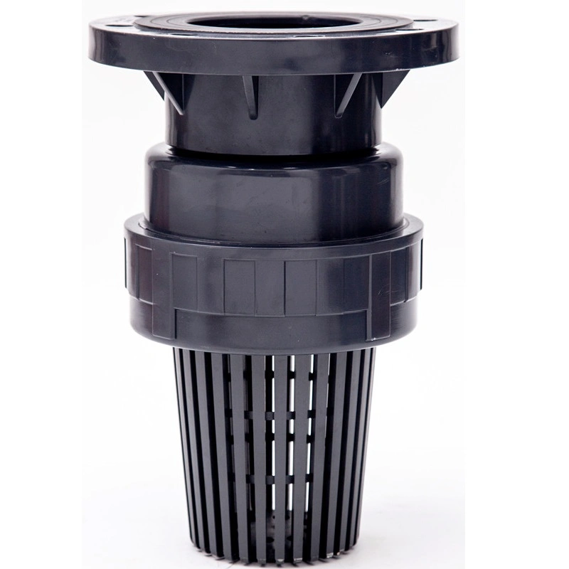 High quality/High cost performance  PVC Bottom Flange Check Valve UPVC Union Bottom Drain Valve Plastic Flanged Bottom Valve PVC-U Steam Trap Valve