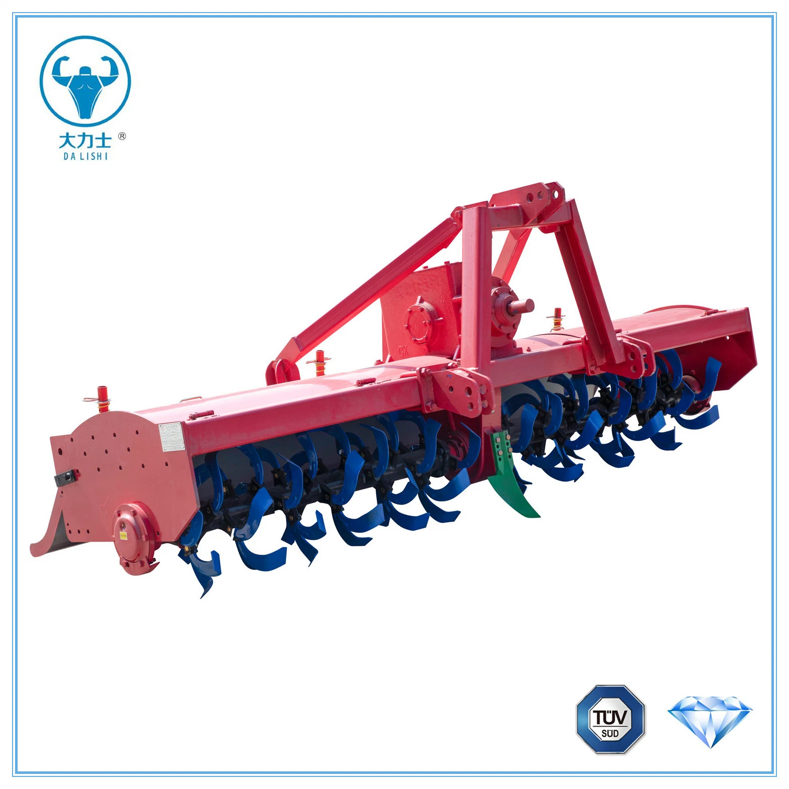 Rotary Tiller with Super Crushing Capacity.
