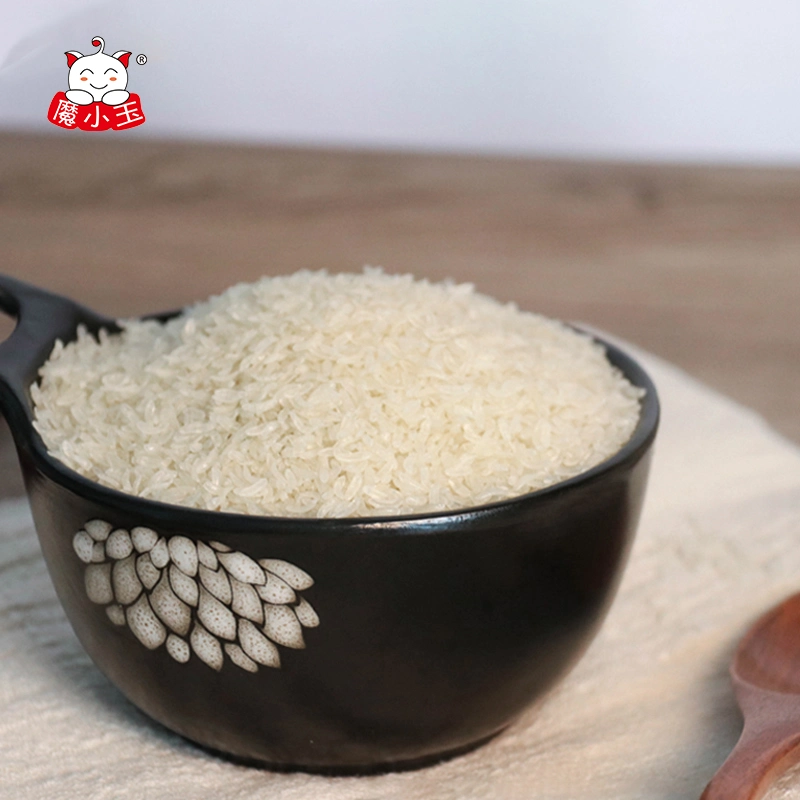 Riz de konjac sec à haute teneur en fibres alimentaires Shirataki faible en matières grasses