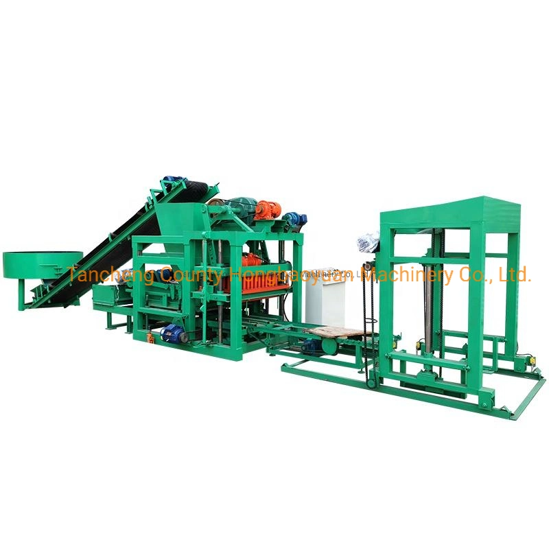 Fully Automatic Block Making Machine Production Plant Qt4-25 with Factory Price