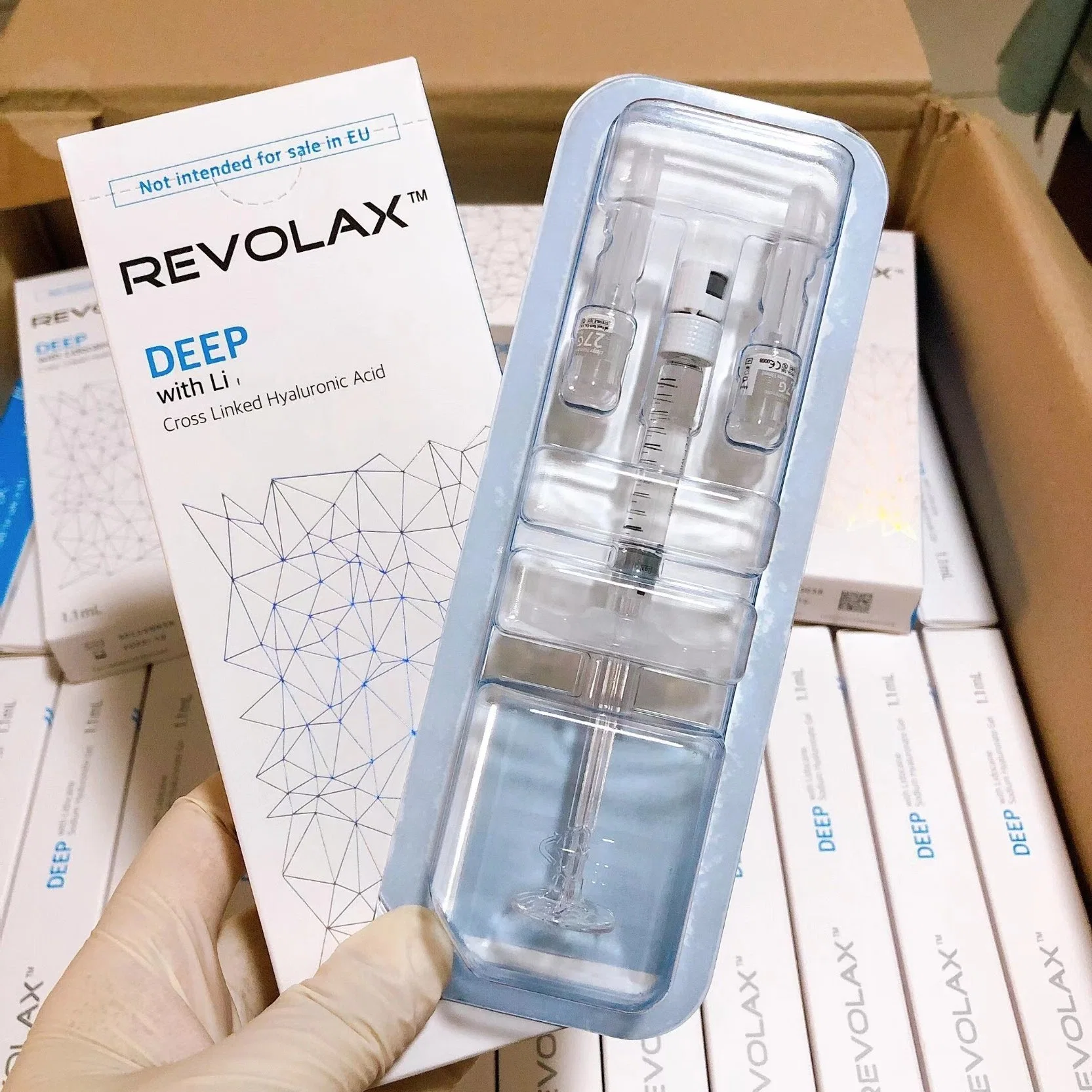 High quality/High cost performance Revolax Fine Deep Volume 1ml Hyaluronic Acid Injectable Dermal Filler Lip Filler Nose Chin Cheek Filling