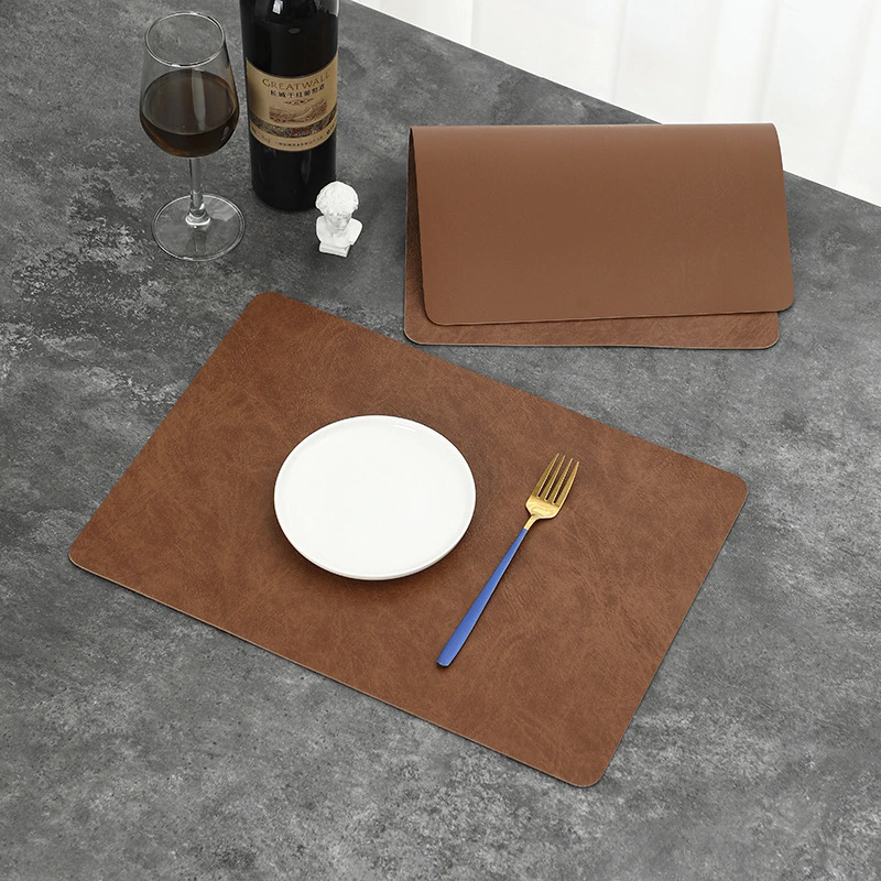 À prova de couro Placemats Non-Slip personalizado para a mesa de jantar