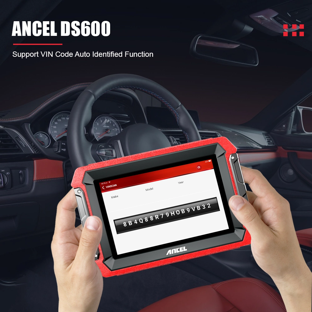 Ancel Ds600 OBD2 Herramientas de diagnóstico de escáner profesional todos los sistemas ECU Codificación de aceite de prueba activo TPMS reinicio del EPB escáner de automoción