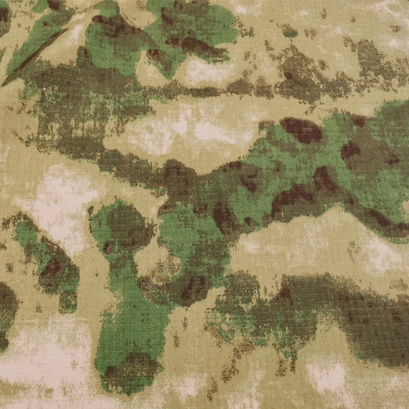 Тканый материал Tволи рипстоп Camo Print военный стиль Однородная камуфляжная ткань