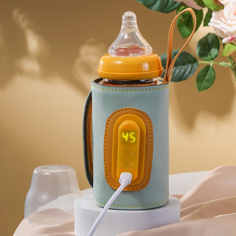 Top Selling Baby Feeding Bottle Warmer Cover Digital Display USB Heat Preservation