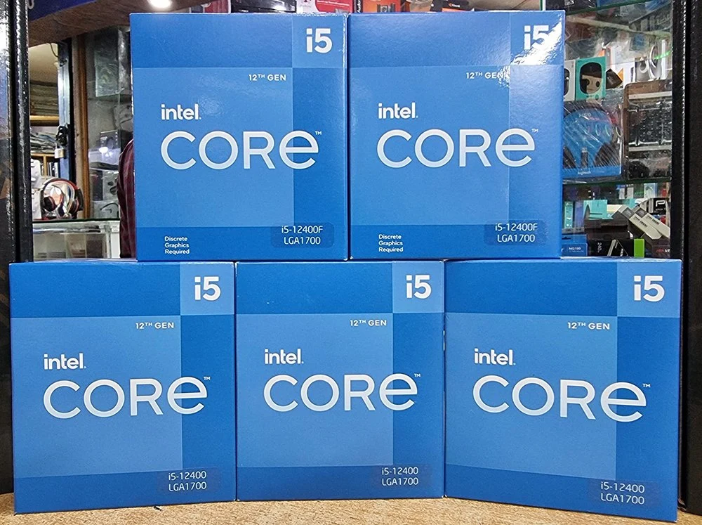 Los procesadores Intel Core i5 12400f Procesador de 6 núcleos 4.4 GHz LGA1700 CPU del equipo