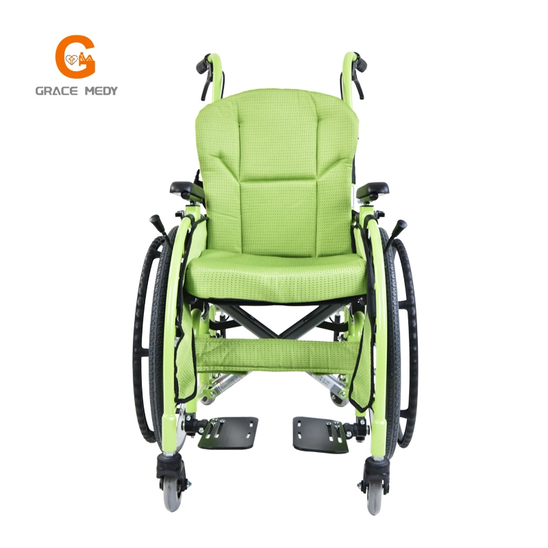 Child Kid Children Folding Lightweight Manual Wheelchair for Disabled Children