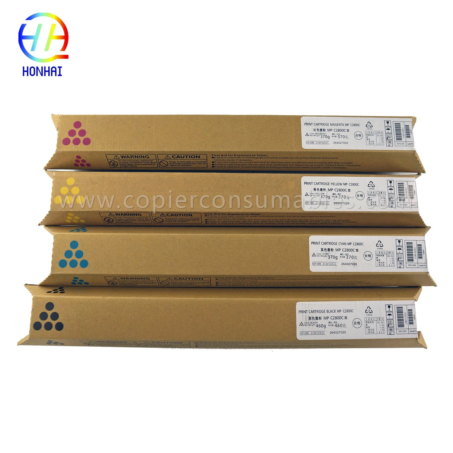 Color Ricoh Aficio MP C2800 C3300 Toner Cartridge for Ricoh Aficio MP C2800SPF C3300SPF (841276 841421 841422 841423)