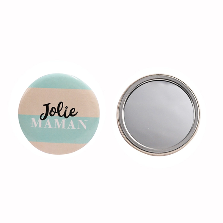 Customized Magnifying Single Side Portable Makeup Pocket Mirror