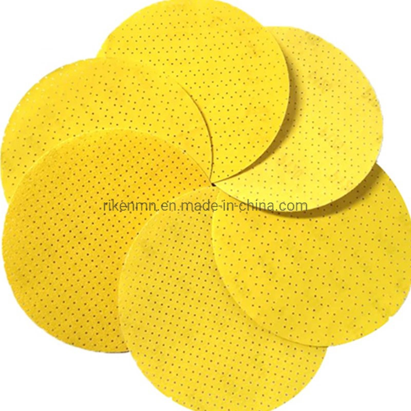 9-Inch/225mm Multi-Holes Yellow Drywall Sanding Abrasive Disc